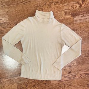 Target NWOT beige turtle neck long sleeve top